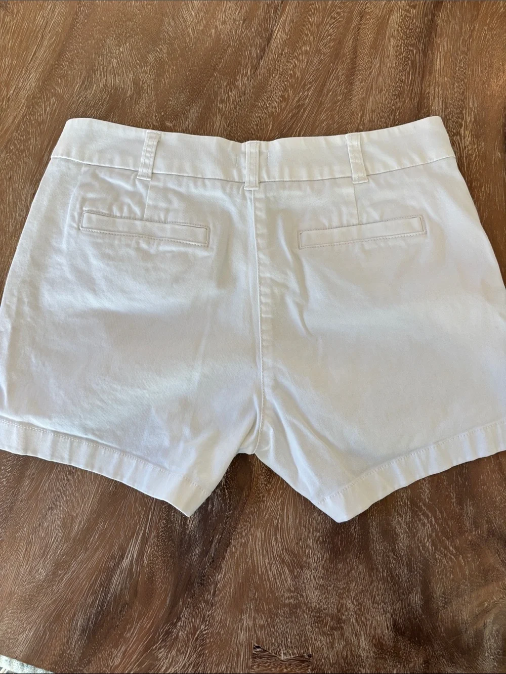 J. Crew White Cotton Chino Bermuda Shorts-6